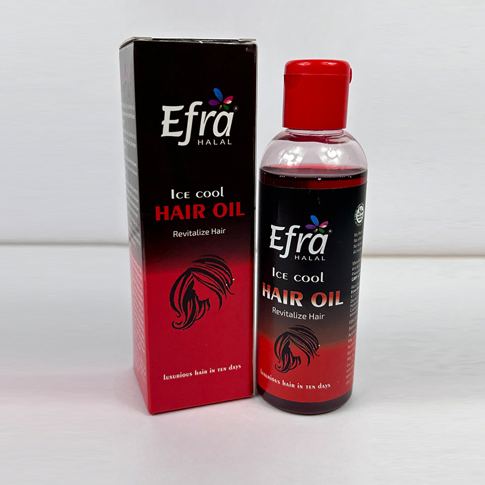 Efra Halal Ice Cool Hair Oil 100 ML