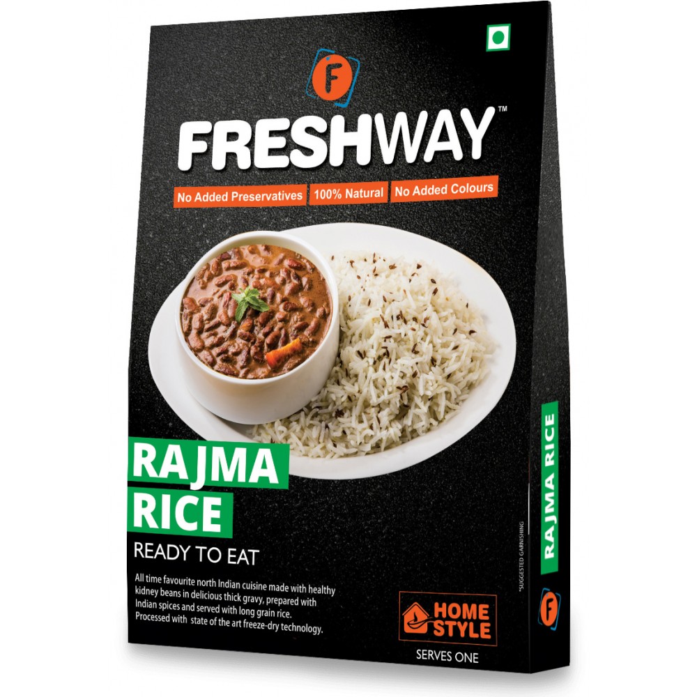 Freshway Ready to Eat Freeze Dried Rajma Rice