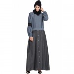 NAZNEEN Denim Skirt Chambray top lace casual Abaya
