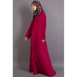 Nazneen Front frill casual Abaya