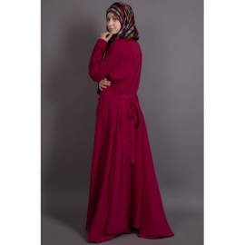 Nazneen Front frill casual Abaya