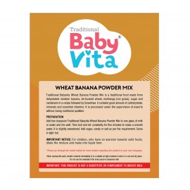 Babyvita Wheat Banana Powder Mix 300gm Pack