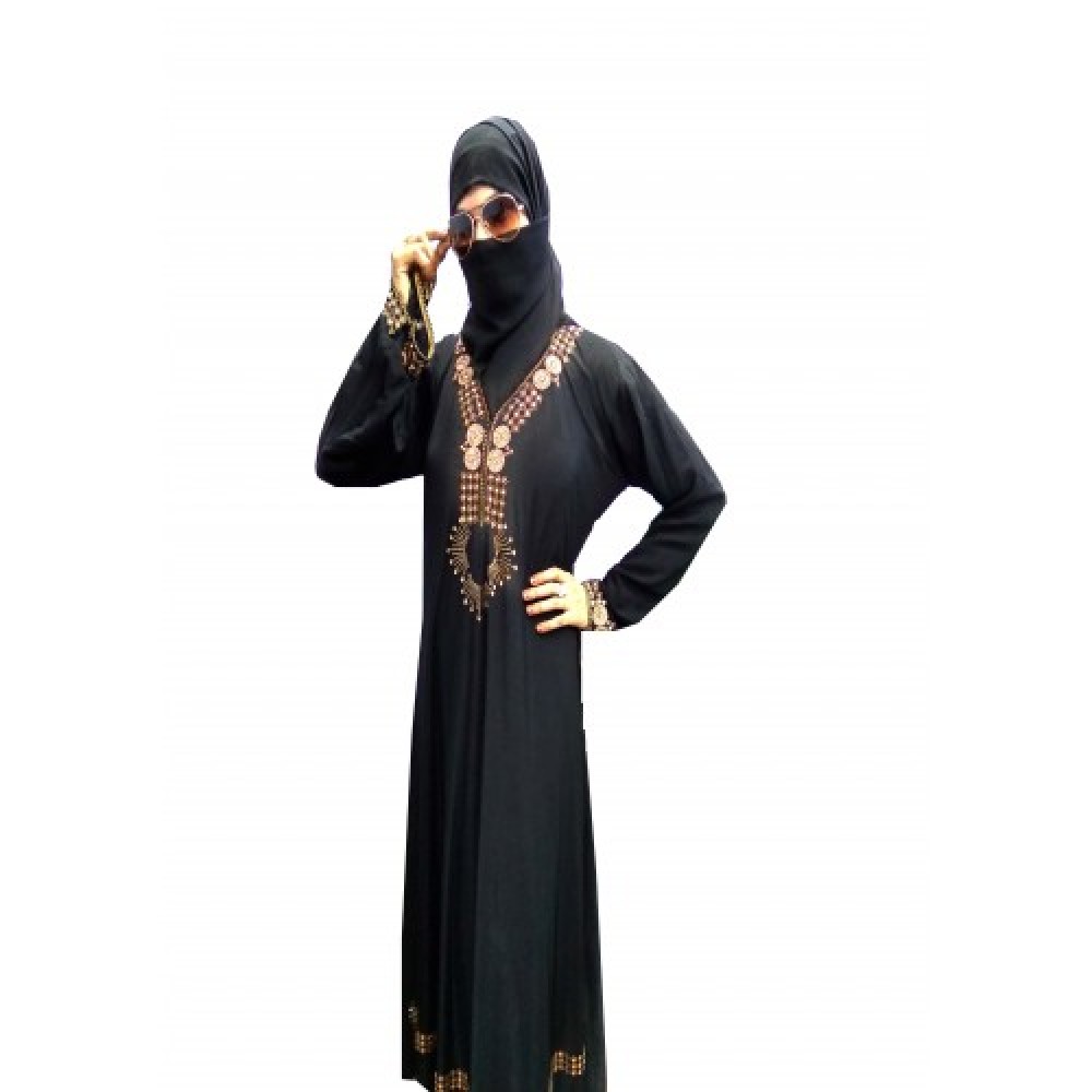 Black Burqa design of Dubai