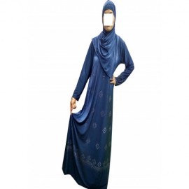 Stylish Casual Blue Burqa