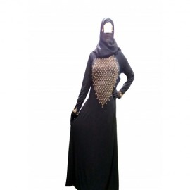 Dubai Design Black Abaya / Burqa