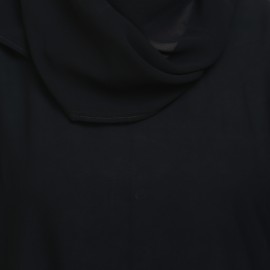 Black Crepe A-Shaped Abaya