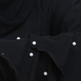 Black Designer Sleeve Style Abaya