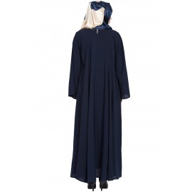 Navy Blue Abaya for Women Stylish