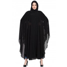 Black Dubai Butterfly Stylish Abaya