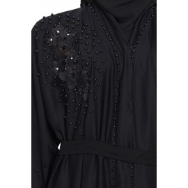 Black Stylish New Fashion Dubai Abaya