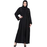 Black Stylish New Fashion Dubai Abaya