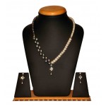 Black, Zig Zag and White pearls with Studs