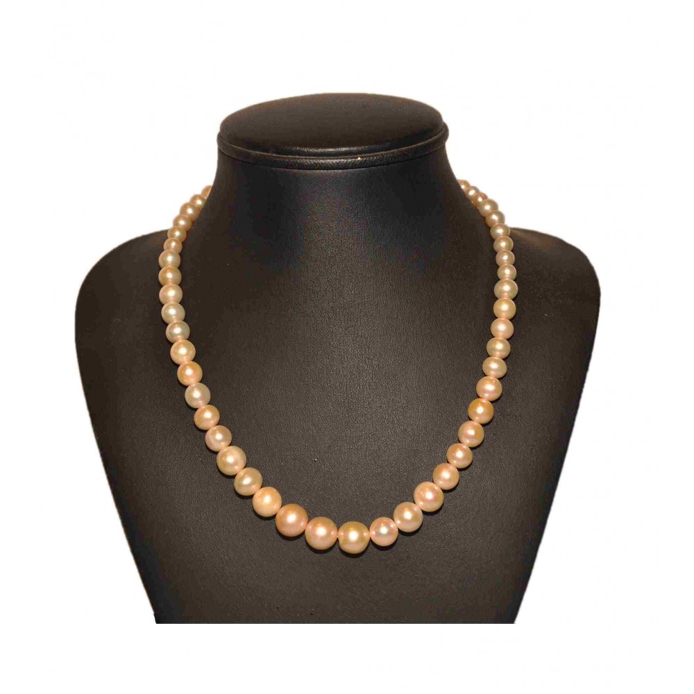 Single Line Golden color pearls set