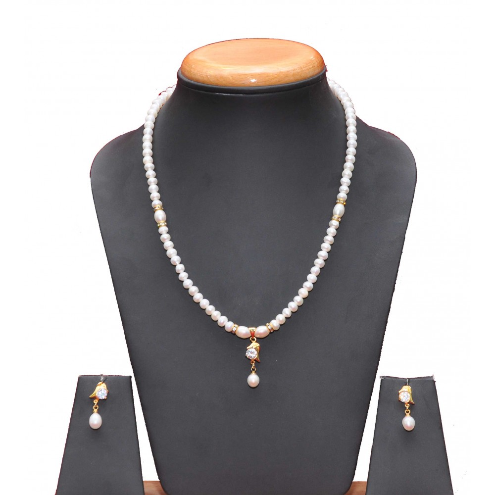 Single line pearl set Design-19