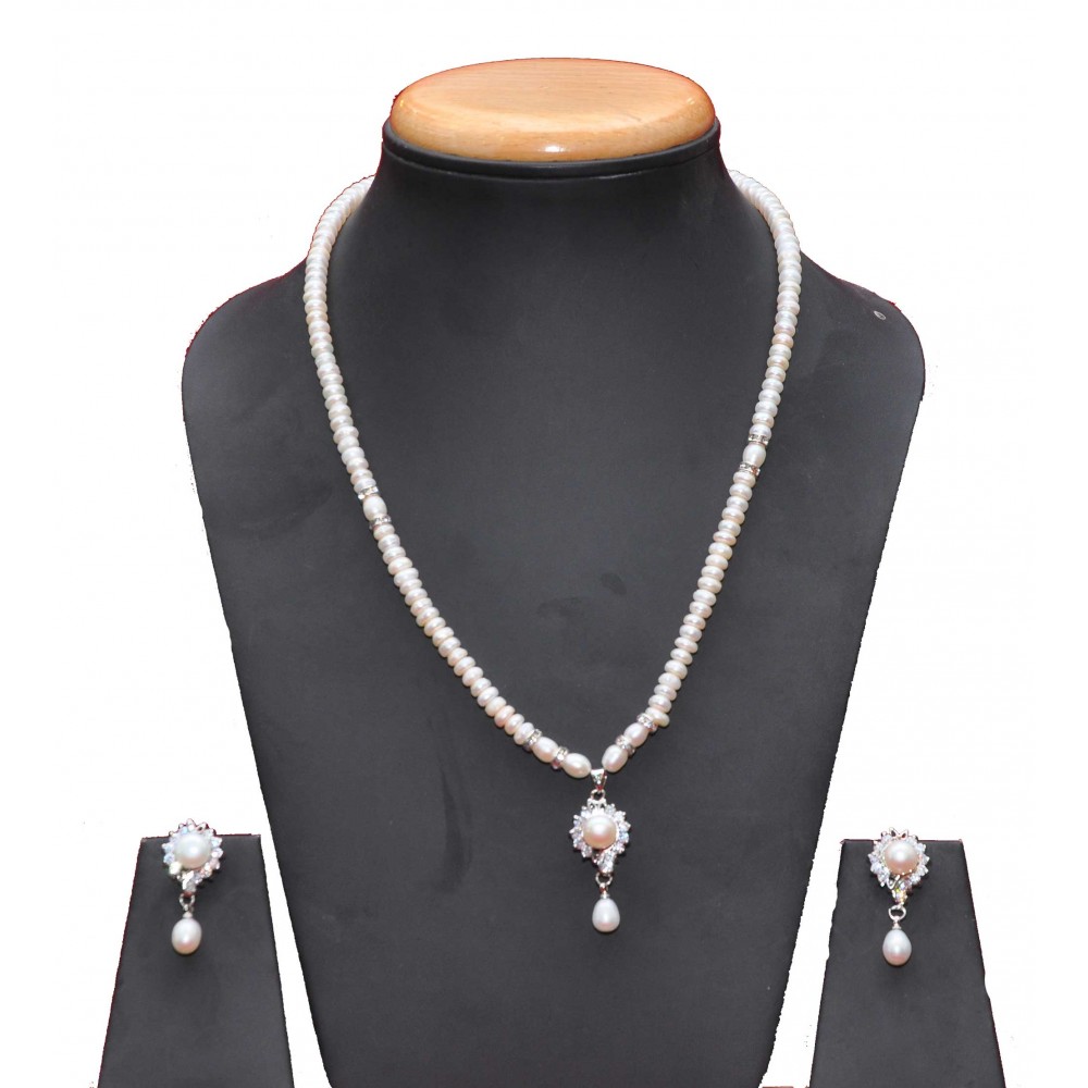 Single line pearl set Design-35