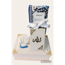Al Quran Al Kareem K5-11006(T) - Quran & Turkish Prayer Mat Luxury Gift Set
