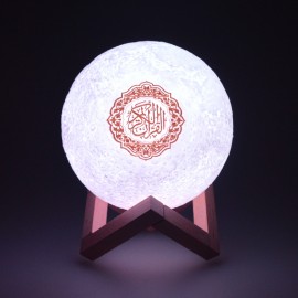 Moon lamp Quran speaker with translation APP led digital mp3 Quran player SQ168
