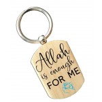 ALLAH IS ENOUGH FOR ME HEART KEYCHAIN