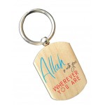 ALLAH IS WITH YOU WHEREVER YOU ARE KEYCHAIN