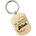 MY SUCCESS IS ONLY FROM ALLAH KEYCHAIN