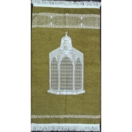 Walk in Abraham's Footsteps: Immerse Yourself in Prayer with the Maqam Ibrahim Luxury Turkish Prayer Mat