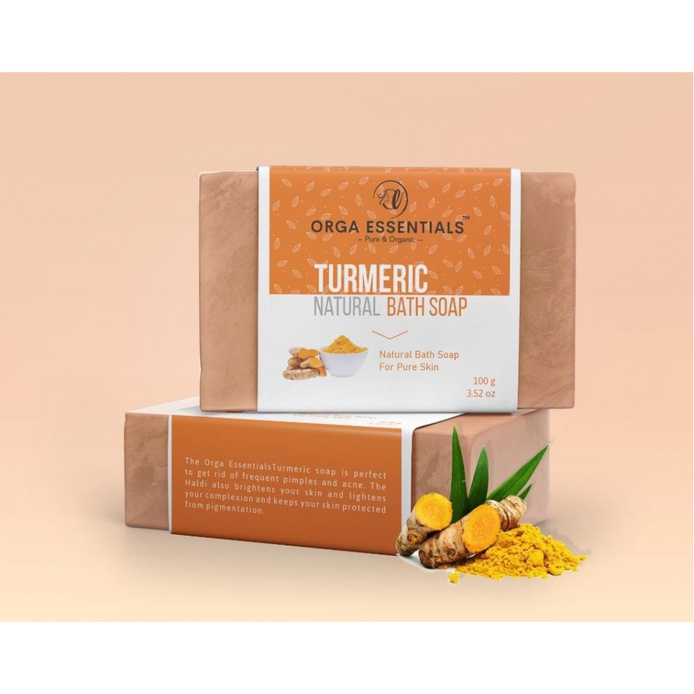 Orga Essentials Skin care Soap – Turmeric 100 gm