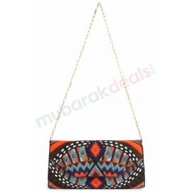 MyBatua Alyssa Multi Colour Clutch Bag