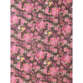 MyBatua Zahwah Pink Floral Print Crepe Hijab