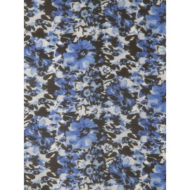 MyBatua Mohaddisa Blue Floral Print Georgette Hijab
