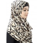 MyBatua Nawel Animal Print Crepe Hijab