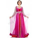 MyBatua Smart Pink Embroidered Wedding Abaya Dress