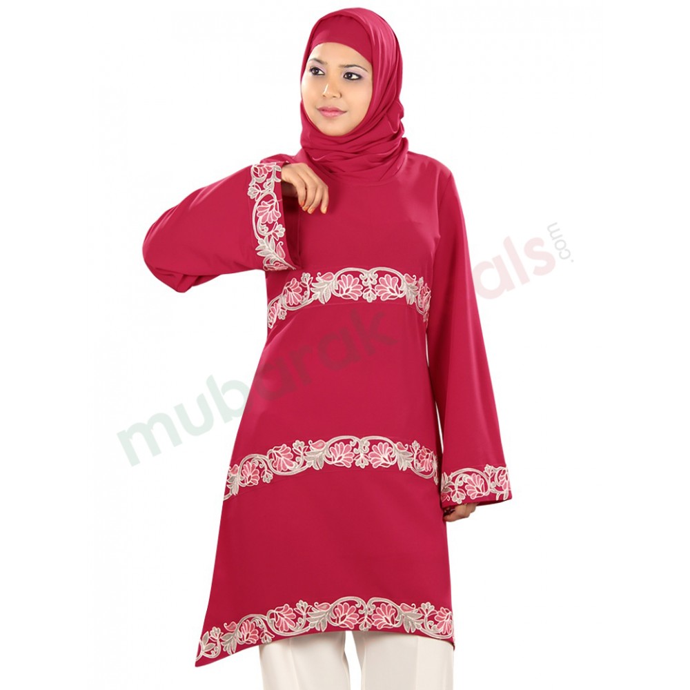 MyBatua Fatimah Rose Pink Islamic Tunic
