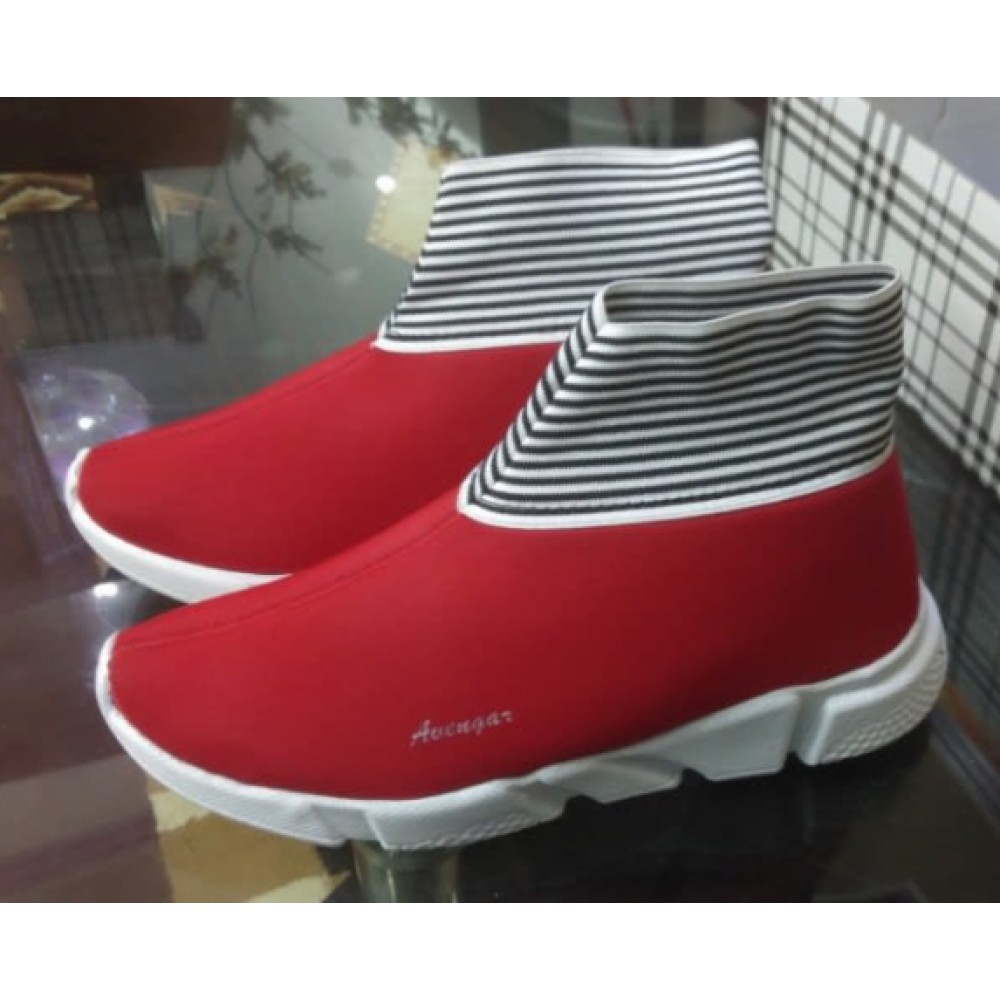 New Trendy Light Weight Stylish Red Sneaker for Boyz & Girls